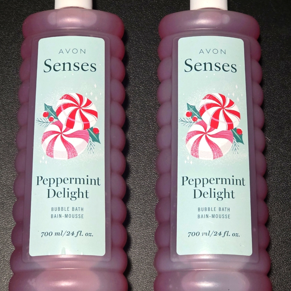 Avon Senses Peppermint Delight Bubble Bath Set